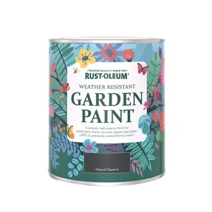 Rust-Oleum Natural Charcoal Matt Multi-surface Garden Paint, 750ml Tin