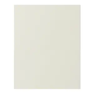 GoodHome Stevia Innovo handleless gloss cream slab Blanking panel (H)715mm (W)595mm