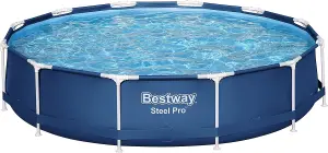 Bestway Steel Pro Round Paddling Pool 12' x 30"