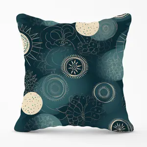 Blue Moon and Sun Cushions 60cm x 60cm