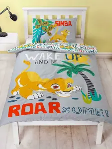 Disney Lion King Roarsome Single Duvet Cover Set