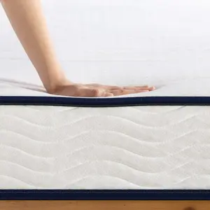 spring mattress - Tight top medium firmness mattress - Euro top design mattress with multiple layers Double (4'6)