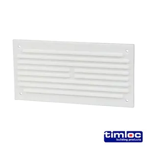 Timloc Louvre Mini Vent Flyscreen White - 165 x 89mm