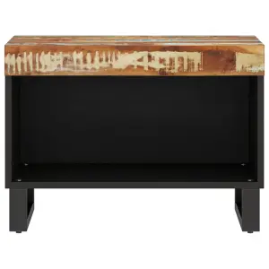 Berkfield TV Cabinet 60x33x43.5 cm Solid Wood Reclaimed