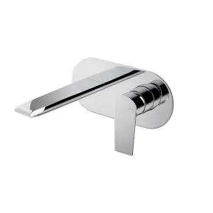 Fonthill Chrome effect Wall Mono mixer Tap