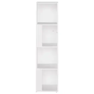 Berkfield Corner Cabinet White 33x33x132 cm Engineered Wood