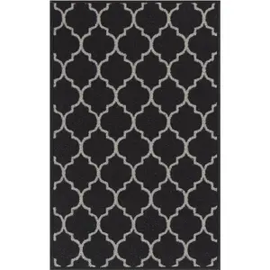 Dawson Door Mat Black / 50cm W x 80cm L