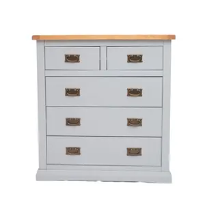 Loreo 5 Drawer Chest of Drawers Bras Drop Handle