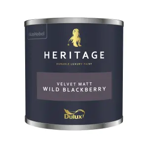 Dulux Heritage Velvet Matt - 125ml Tester Pot - Wild Blackberry