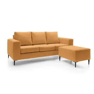 Capri Reversible Corner Sofa in Saffron