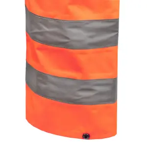 Site Huske Orange Waterproof Hi-vis trousers, Medium