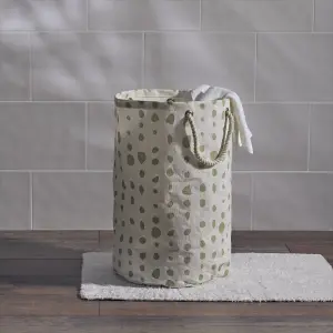 Green Spot Cotton Small Laundry bin