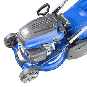 Hyundai 17"/43cm 139cc Electric-Start Self-Propelled Petrol Roller Lawnmower HYM430SPER