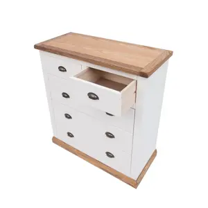 Tropea 5 Drawer Chest of Drawers Brass Cup Handle