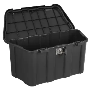 Sealey Durable Weatherproof Trailer Storage Box With Lock 45L Black STB690