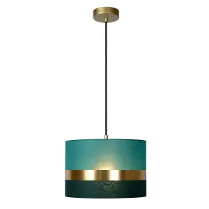 Lucide Extravaganza Tusse Retro Pendant Light 30cm - 1xE27 - Green