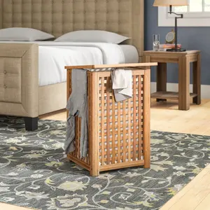 Wood Cabinet Laundry Hamper