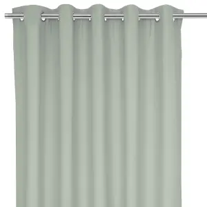 Hiva Light grey Solid dyed Lined Eyelet Curtain (W)117cm (L)137cm, Pair