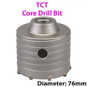 PRO 76mm (2.99") TCT Core Drill Bit Tile Marble Glass Brick Hole Saw Cutter