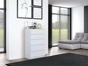 M5 Malwa Chest of Drawers White