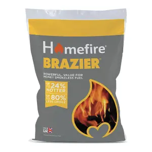 Homefire Brazier Smokeless Coal 20kg (2 x 10kg Packs)