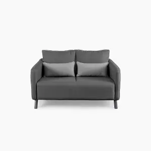 Emelda Grace Chloe Small Sofa - Dark Grey