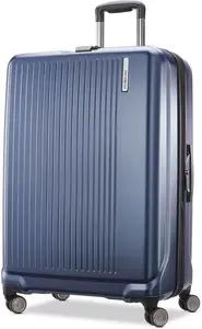 Samsonite Amplitude Large Hardside Suitcase In Blue With TSA Lock, Expandable & 112L Capacity, 360° Spinner