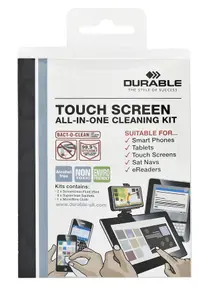 Durable SUPERCLEAN Tech Cleaning Kit with Microfiber - 2x Sprays 6x Sachets