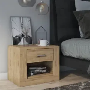 Shetland Bedside Cabinet / Timeless Design with Practical Storage