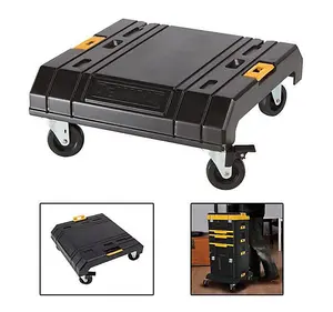 Dewalt 5 Piece Tstak Tower 2 Drawer Units Deep Case + Tote Wheeled Cart Trolley