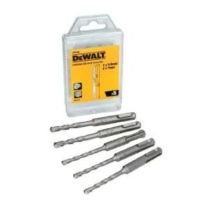 DEWALT DT9398 SDS Plus Drill Bit Set, 5 Piece