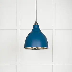 Smooth Nickel Brindley Pendant in Upstream