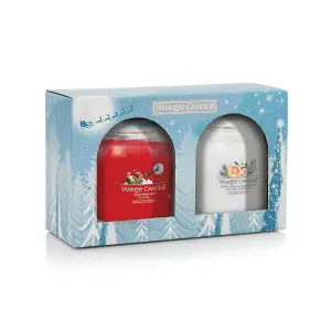 Yankee Candle 2 Medium Signature Jar Christmas Gift Set