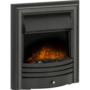 Adam Cambridge Coal Electric Fire in Black