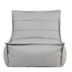 icon Dolce Indoor Outdoor Bean Bag Lounger Grey Patio Chairs