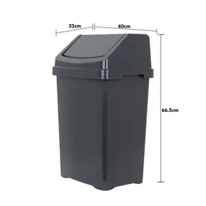 Wham Swing Bins Pack of 2 Midnight (Set of 2) Midnight