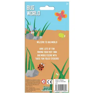 Paper Projects Bug World Reusable Sparkle Stickers Multicoloured (One Size)