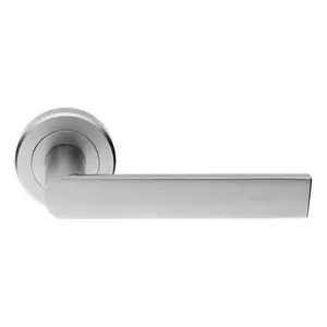 Serozzetta Latch Door Handle (Set of 2) Satin Chrome