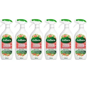 Zoflora Power Bathroom Cleaner Grapefruit & Lime 800ml Pack of 6