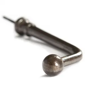 Hammer & Tongs - Flat Top Screw Hook - W20mm x H60mm - Raw