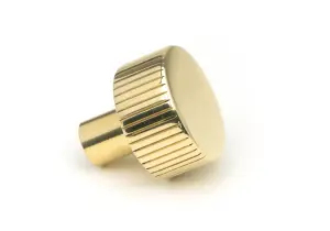 From The Anvil Polished Brass Judd Cabinet Knob - 25mm (No Rose)