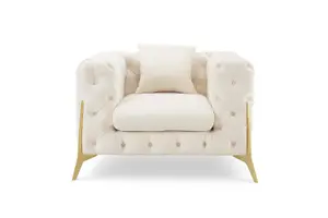 Jaguar Armchair Chesterfield Design Velvet