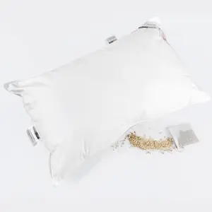 Homescapes Super Microfibre Camomile Pillow with Dried Camomile Insert