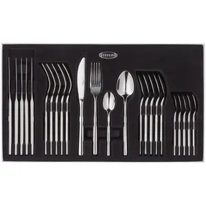 Stellar James Martin 24 Piece Stainless Steel Cutlery Set , Service for 6