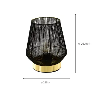 EGLO Escandidos Brass Steel Table Lamp