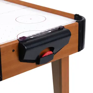 WICKED GIZMOS Freestanding Air Hockey Table with Paddles & Pucks