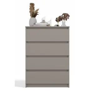 Tonya 4 Drawer 70Cm W Chest Of Drawers Grey