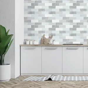 d-c-fix Pastel Tile 3D Splashback Wallpaper for Kitchen and Bathroom 4m(L) 67.5cm(W)