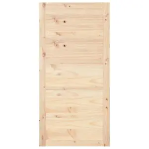 Berkfield Barn Door 100x1.8x204.5 cm Solid Wood Pine