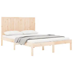 Berkfield Bed Frame Solid Wood Pine 160x200 cm